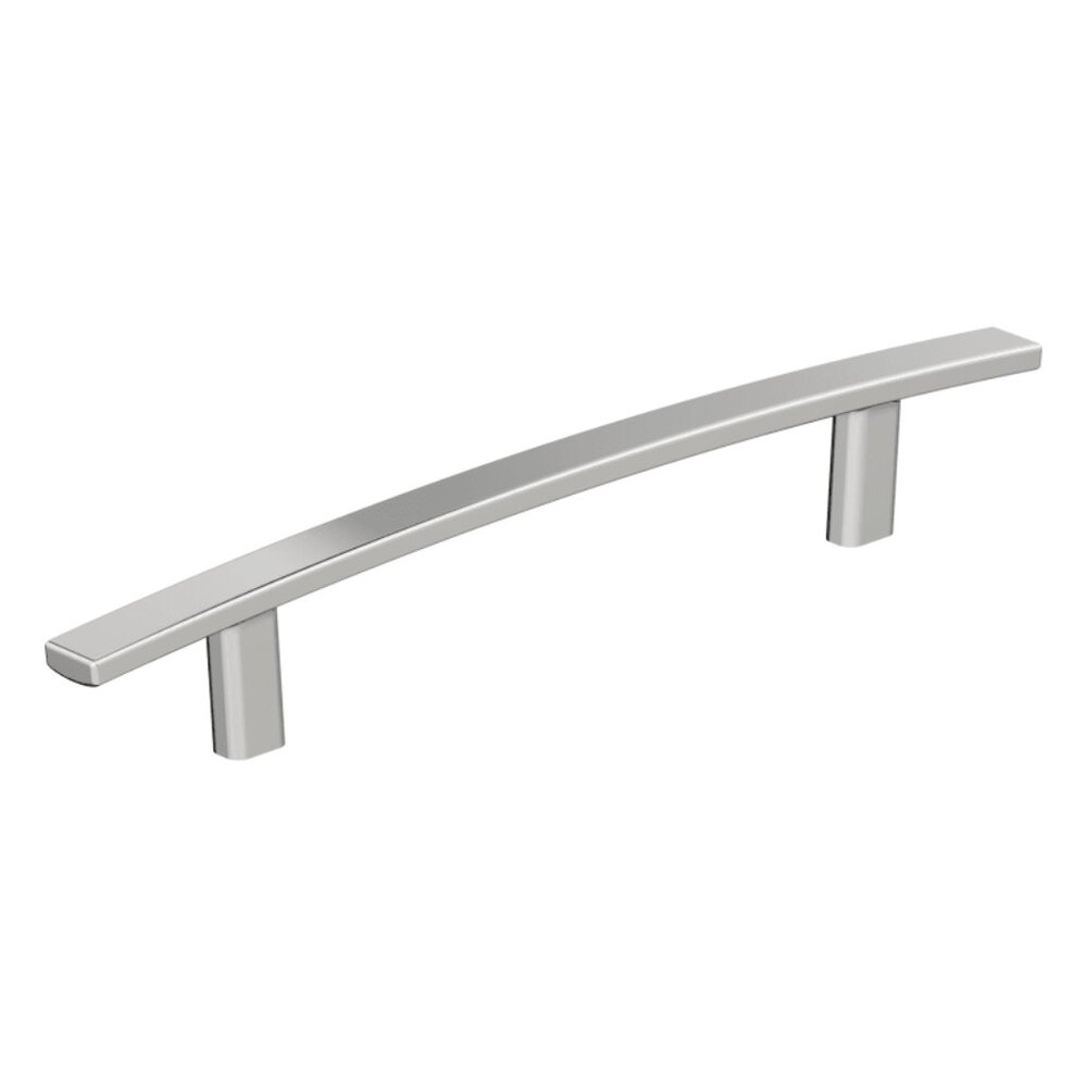 Cabinet Pull Handles Brushed Nickel 7" Curved Drawer Appliance Handles 10 Pack